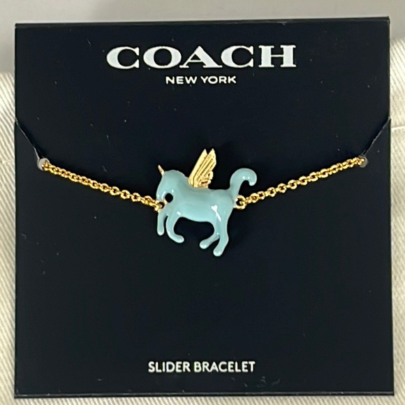 Coach Enamel Unicorn Slider Bracelet - Picture 1 of 4